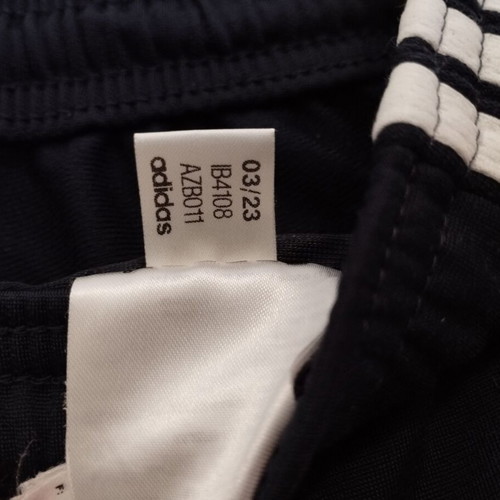 Παντελόνι φόρμας Adidas μεταχειρισμένο, junior 164cm, μπλε με λευκές ρίγες