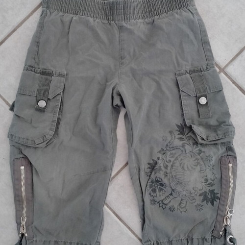 Benetton bermuda shorts used for boys XS 110cm gray