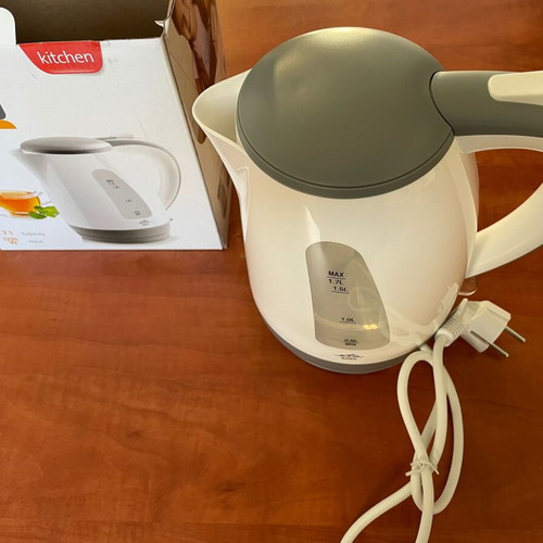 ETA Bara kettle 1.7lt 2200W new, grey-white