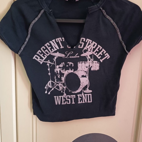 Bershka Top like new, black, sizes S and M