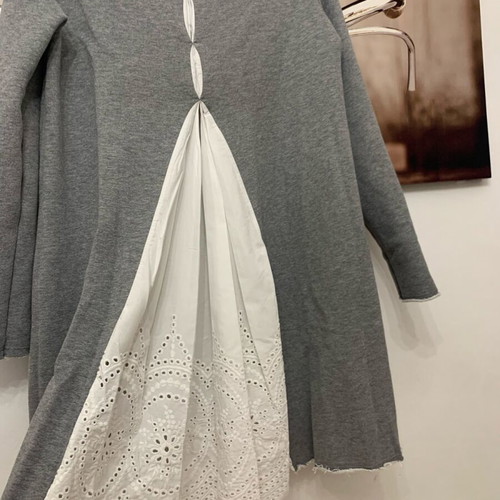 Madame Shou Shou dress with lace, like new, size large