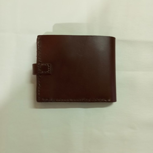 Wallet handmade from genuine cow leather, brown