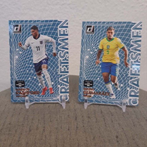 Road To World Cup Craftsmen Insert Duo Cards Marcus Rashford & Bruno Guimarães new