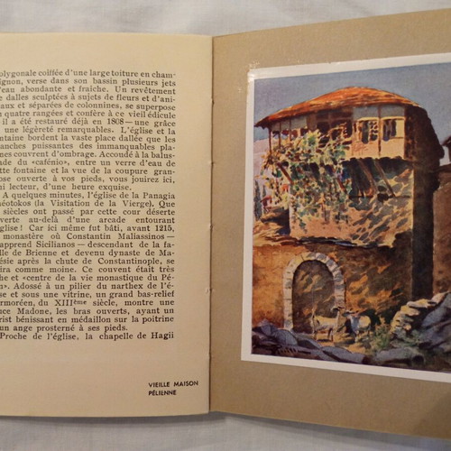Au pays des Centaures book like new, 1940 travel guide