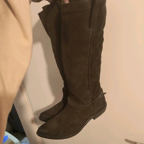 Cowboy women's boots used, brown, size 40, suede