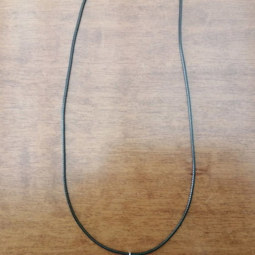 Leather pendant necklace anchor new
