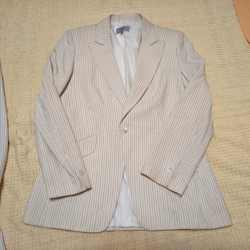 Marks & Spencer suit like new, beige, flattering fit