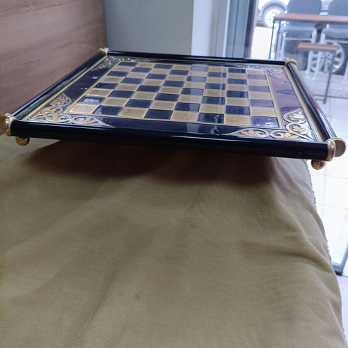 Aethira chessboard used, wood and metal