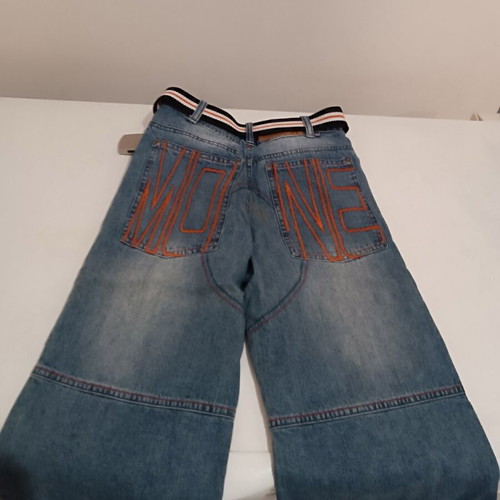 M-ONE kids' denim shorts size 128 cm, blue
