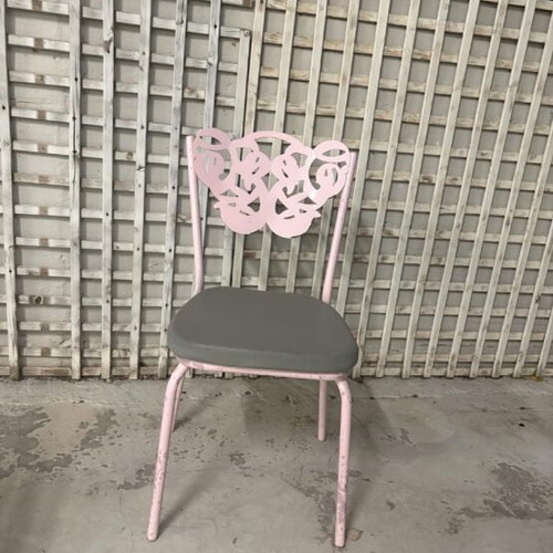 Mexil professional chairs used, pack of 72, outdoor metal frame