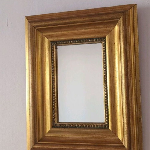 Mirror in frame used 33x25 cm