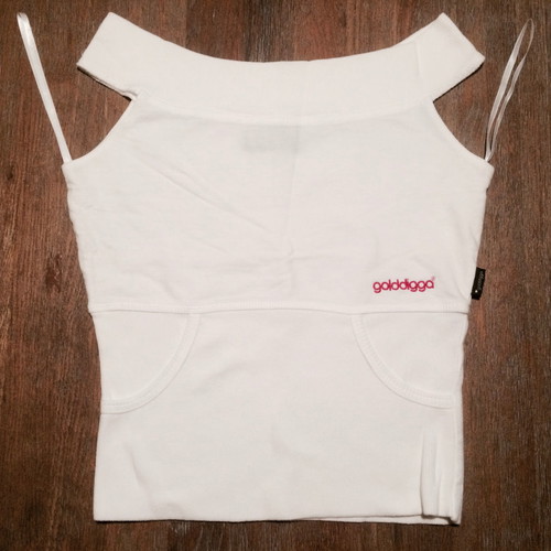 GOLDDIGGA OFF-SHOULDER ΛΕΥΚΟ ΤΟΠ