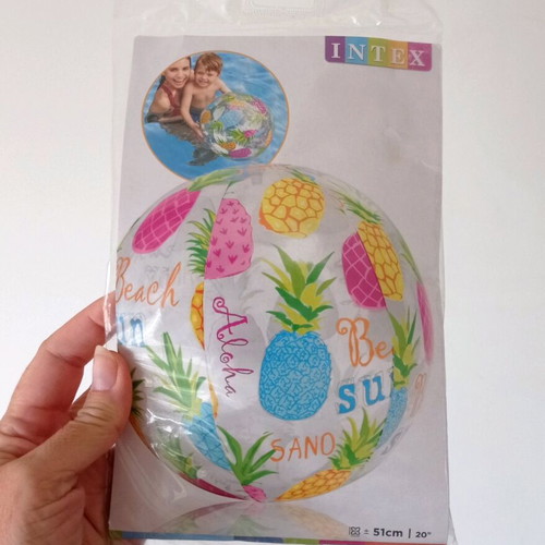 Inflatable beach ball new, 50 cm diameter