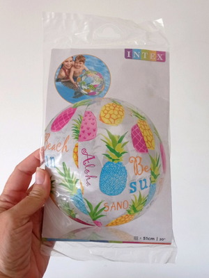 Inflatable beach ball new, 50 cm diameter