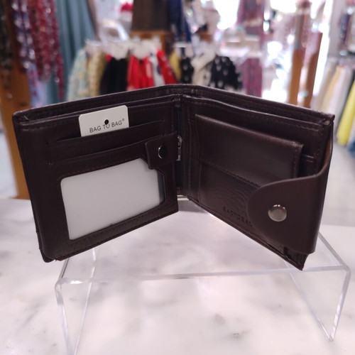 Men's wallet BAG TO BAG brown new Secure Classic leather