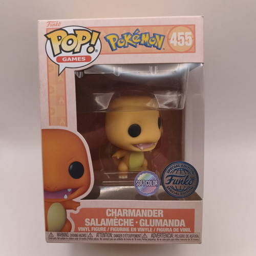 Funko Pop! Games Pokemon Charmander Special Edition Soft Color vinyl figure new
