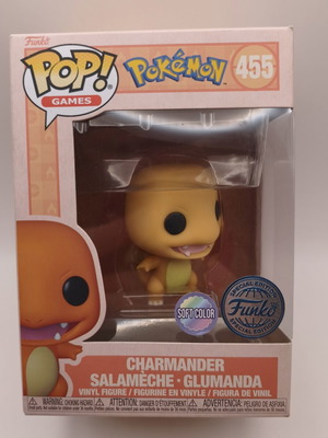 Funko Pop! Games Pokemon Charmander Special Edition Soft Color vinyl figure new