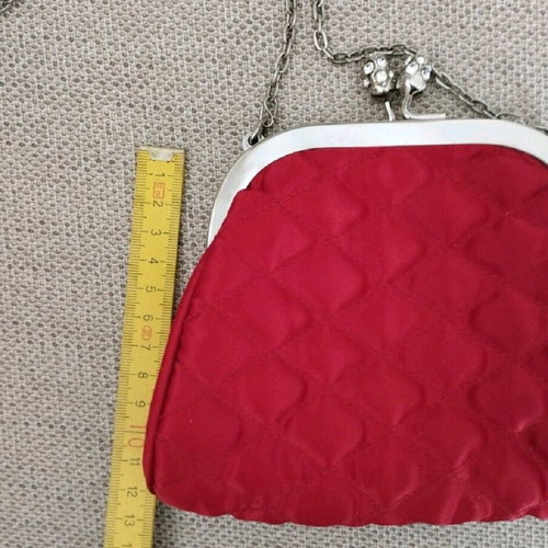 Alexi Andriotti red quilted women's bag like new