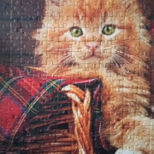 Puzzle 500 pieces used without box