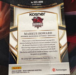 2025-26 Panini Select Euroleague Markus Howard autograph card