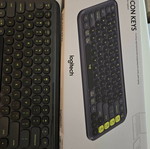 Logitech POP Icon Keys Bluetooth Keyboard like new, Graphite/Green