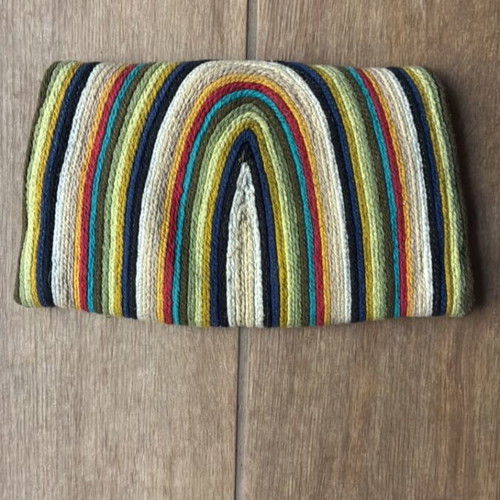 Zara clutch bag, multicolour, lined with inner zip pocket and card slots, 21x12cm