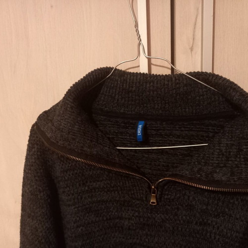 Wool sweater Dream XXL in gray and black like new
