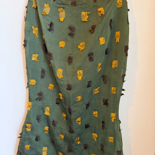 Midi skirt like new, size S, green