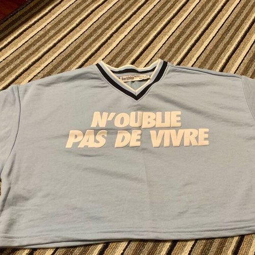 Bershka thin short sweatshirt oversized like new