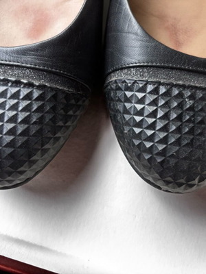 KEM Black Ballerina Shoes No 39 Like New