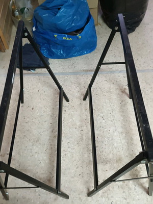 Workbench base like new, pair, steel