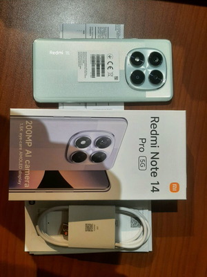 Xiaomi Redmi Note 14 Pro 5G like new, green, 256GB ROM, 8GB RAM