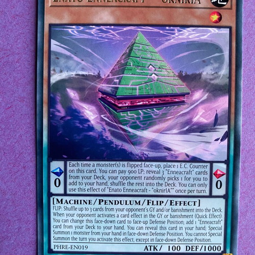 Enato Enneacraft - "Okniria" Yu-Gi-Oh! Card 1st Edition Near Mint