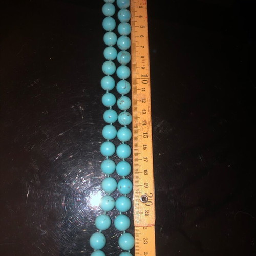 Necklace with turquoise stones new