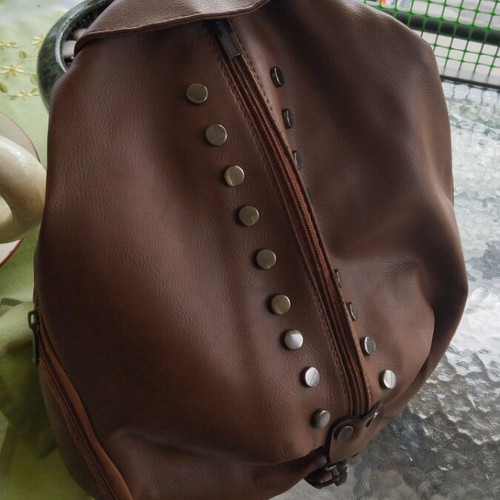 Backpack slightly used brown without damages