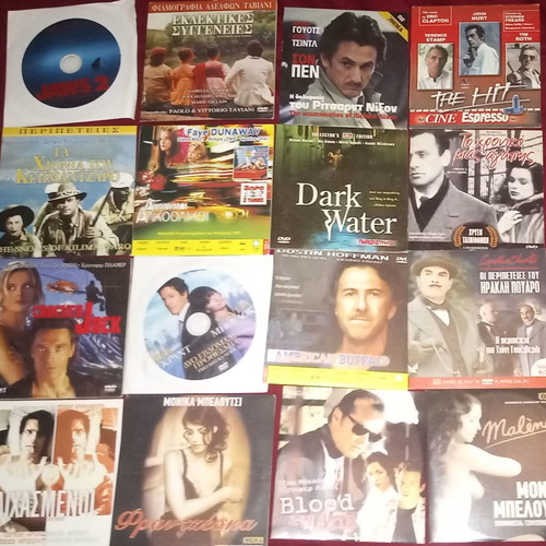 Collection of 16 used movie DVDs with subtitles