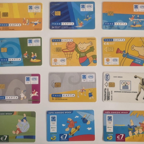 Olympic Games 2004 phone cards like new, pack