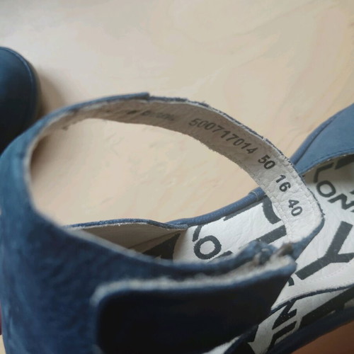 Fly London Piat women's shoes size 40 like new, blue