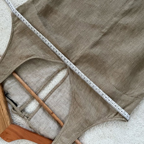 Dress beige like new, sizes S 36 8 and M 38 10
