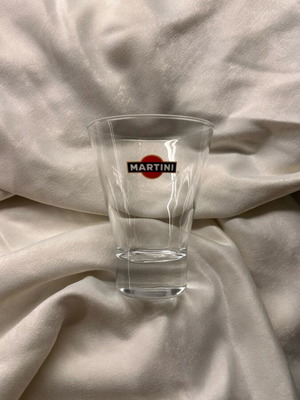 Martini glass unused, glass