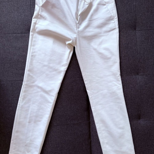 Zara white fitted pants XS like new