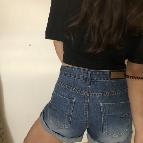 Vero Moda denim shorts used, size 38