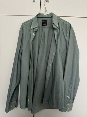 MarcO’Polo shirt green striped like new, size L