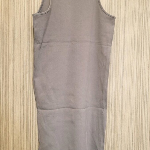 Rib dress H&M medium size like new, beige