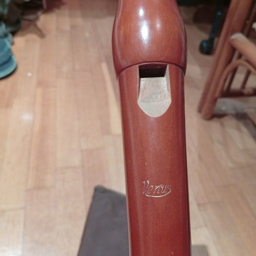Wooden Flute Venus Vintage 65 cm Used with Original Case