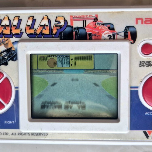 Namco Videogame Rally Final Lap used, 1987 racing