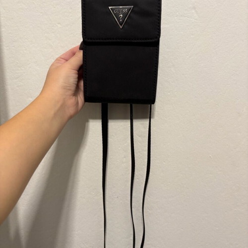Guess mobile phone pouch with adjustable strap