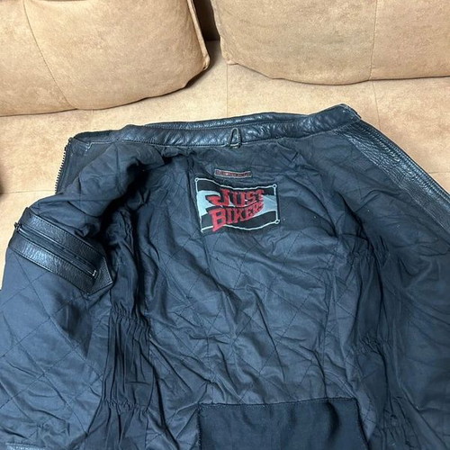 Γυναικείο δερμάτινο μπουφάν μηχανής Just Bikers medium σαν καινούργιο