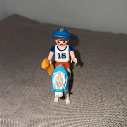 Playmobil boy with pony like new