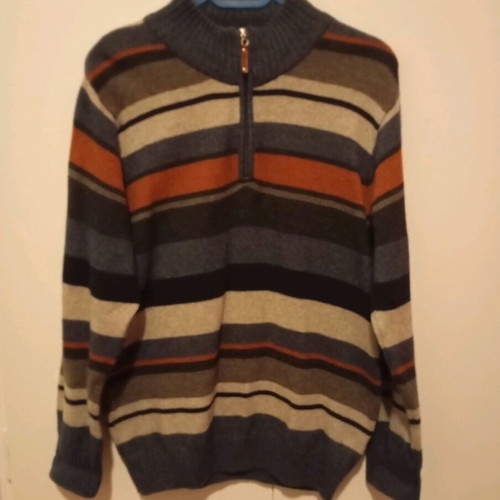 Thin sweater like new, multicolored, size L